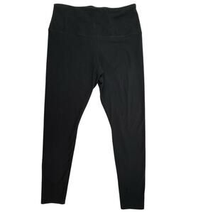 Lyssé Women's XL Black High-Waisted Cotton Leggings